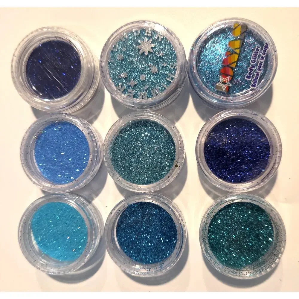Glitter Lot 58 Colors VERY FINE 1
